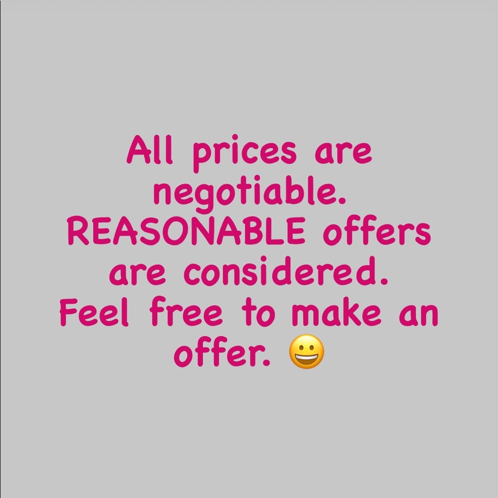 Make me an Offer! Reasonable offers considered!